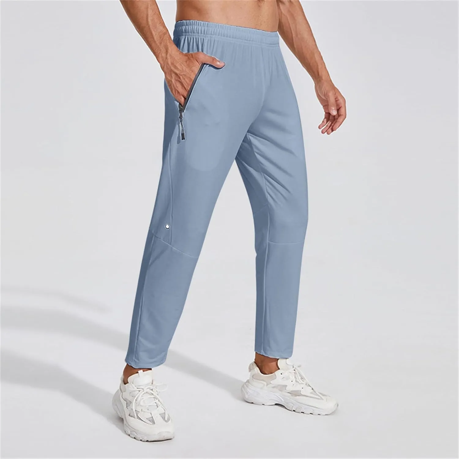 2023 Men's Sweatpants Slim Fit Stretch Joggers Pants Hiking Outdoor Dress Pants Plus Size Trousers with Pockets Harem Pants