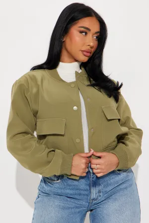 Always On My Way Jacket - Olive