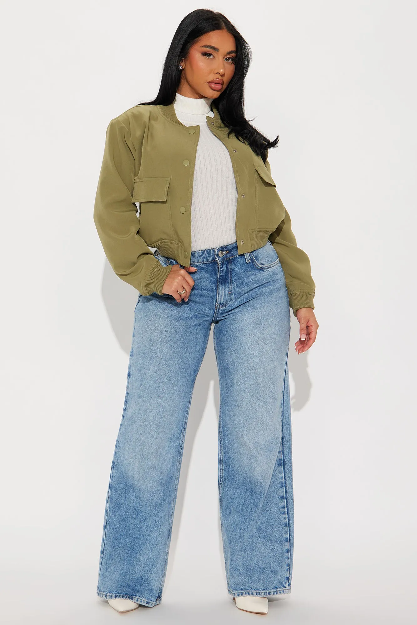Always On My Way Jacket - Olive