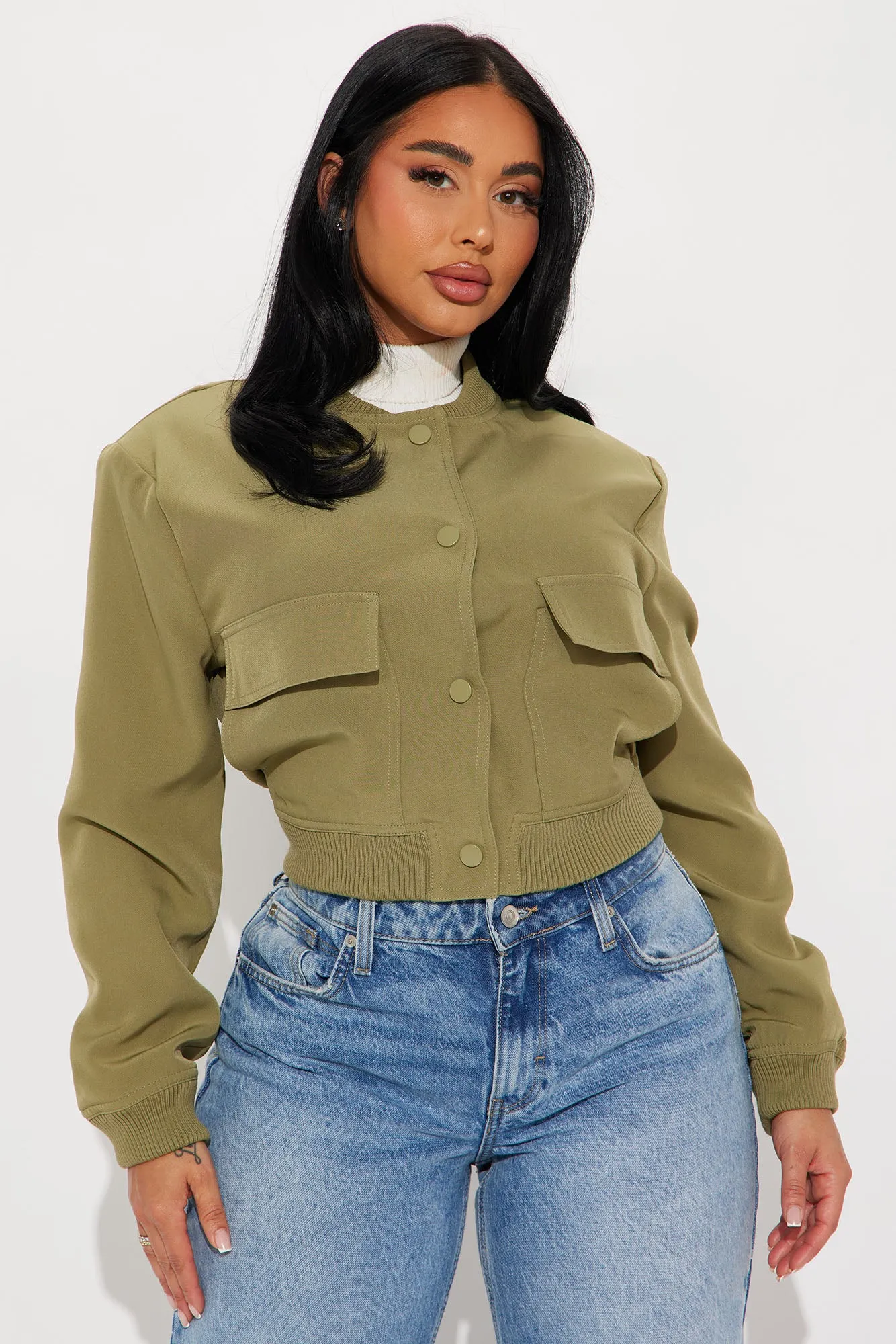 Always On My Way Jacket - Olive