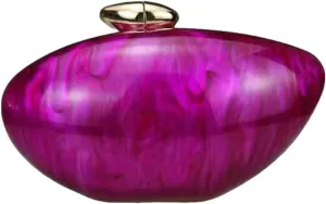 Caistre Acrylic Clutch Purse for Women Shell Shape Acrylic Evening Bag Handbag Trendy Chain Evening Handbag Shoulder Purse