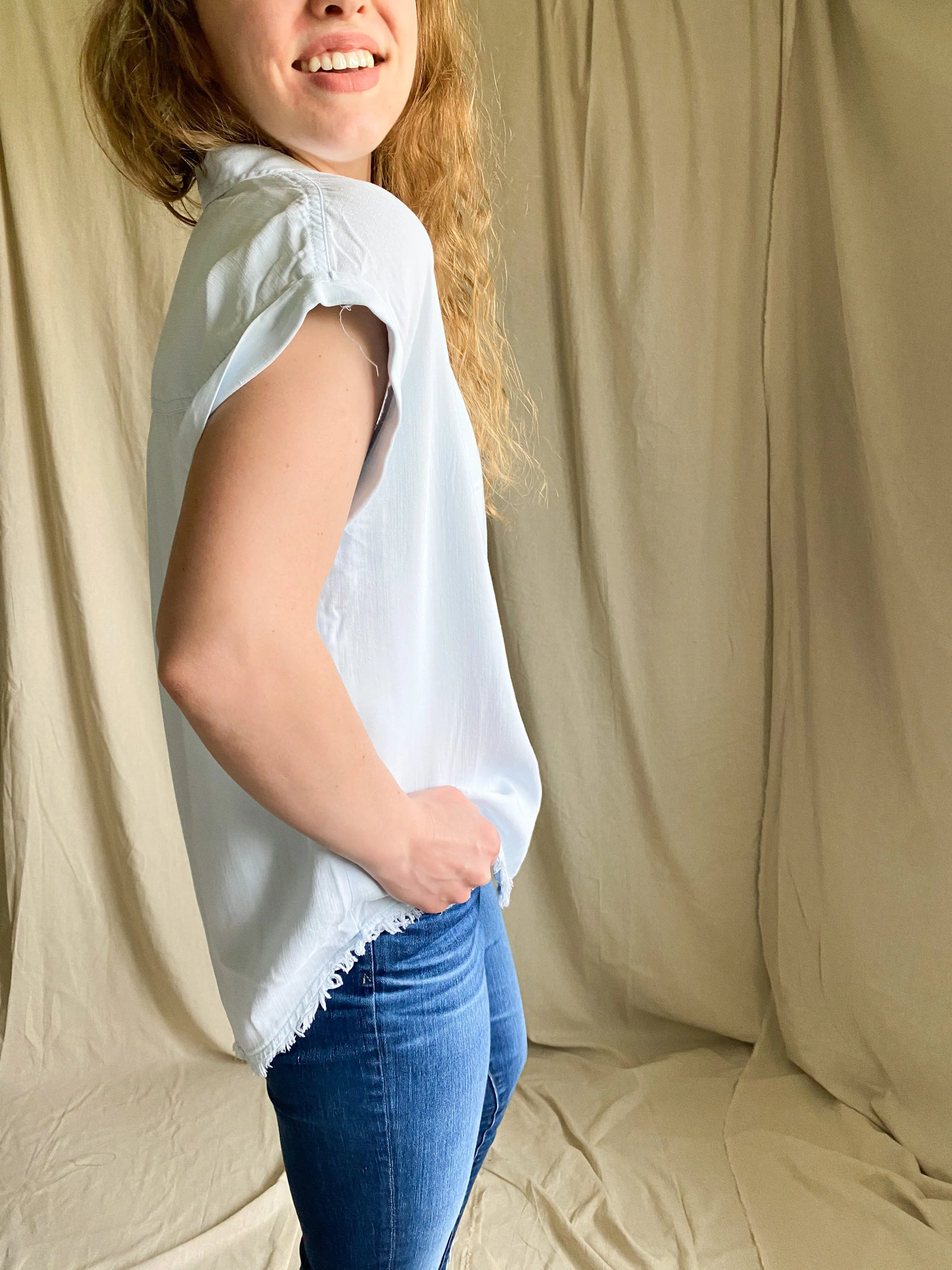 Caroline button up