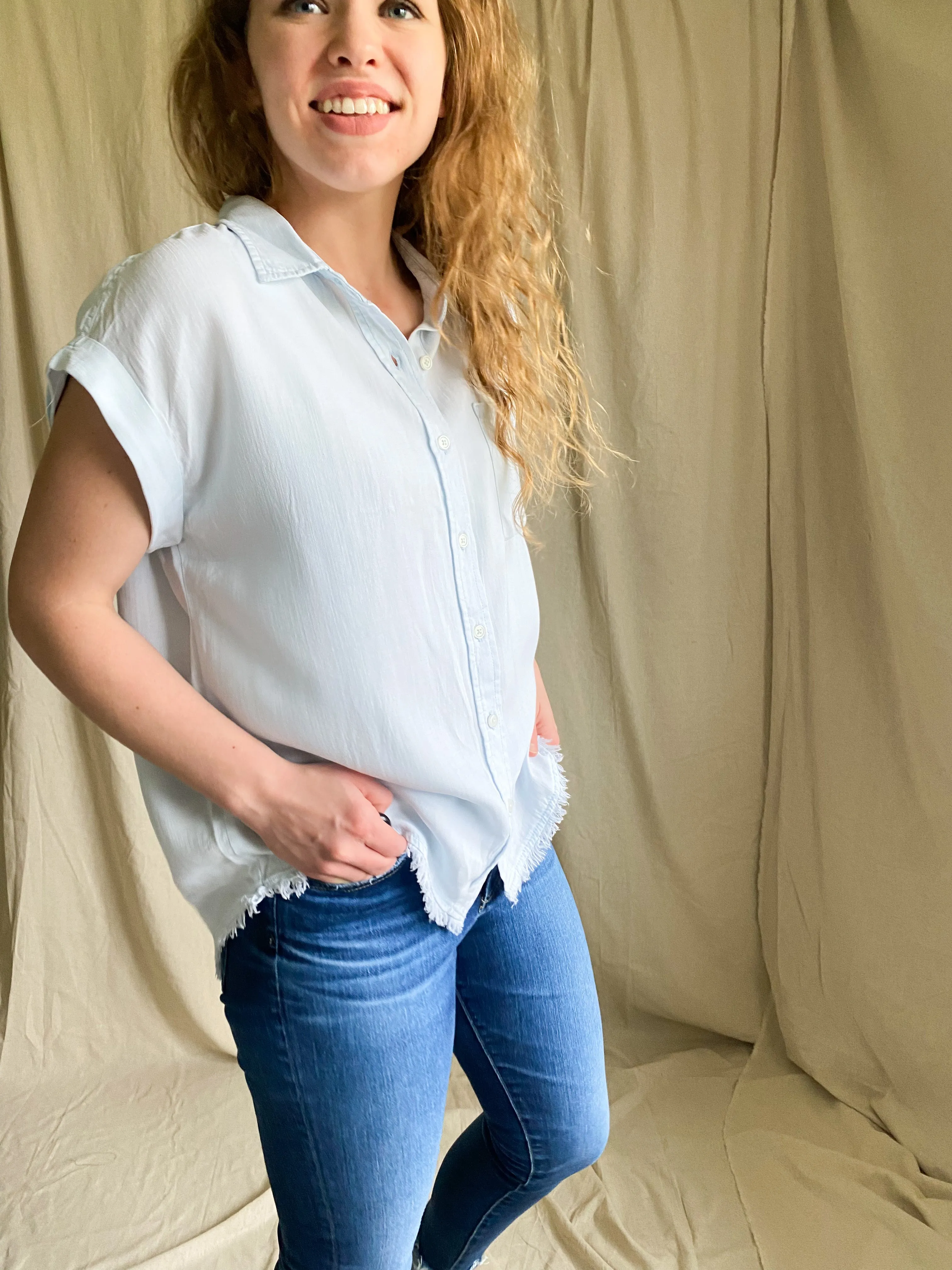 Caroline button up