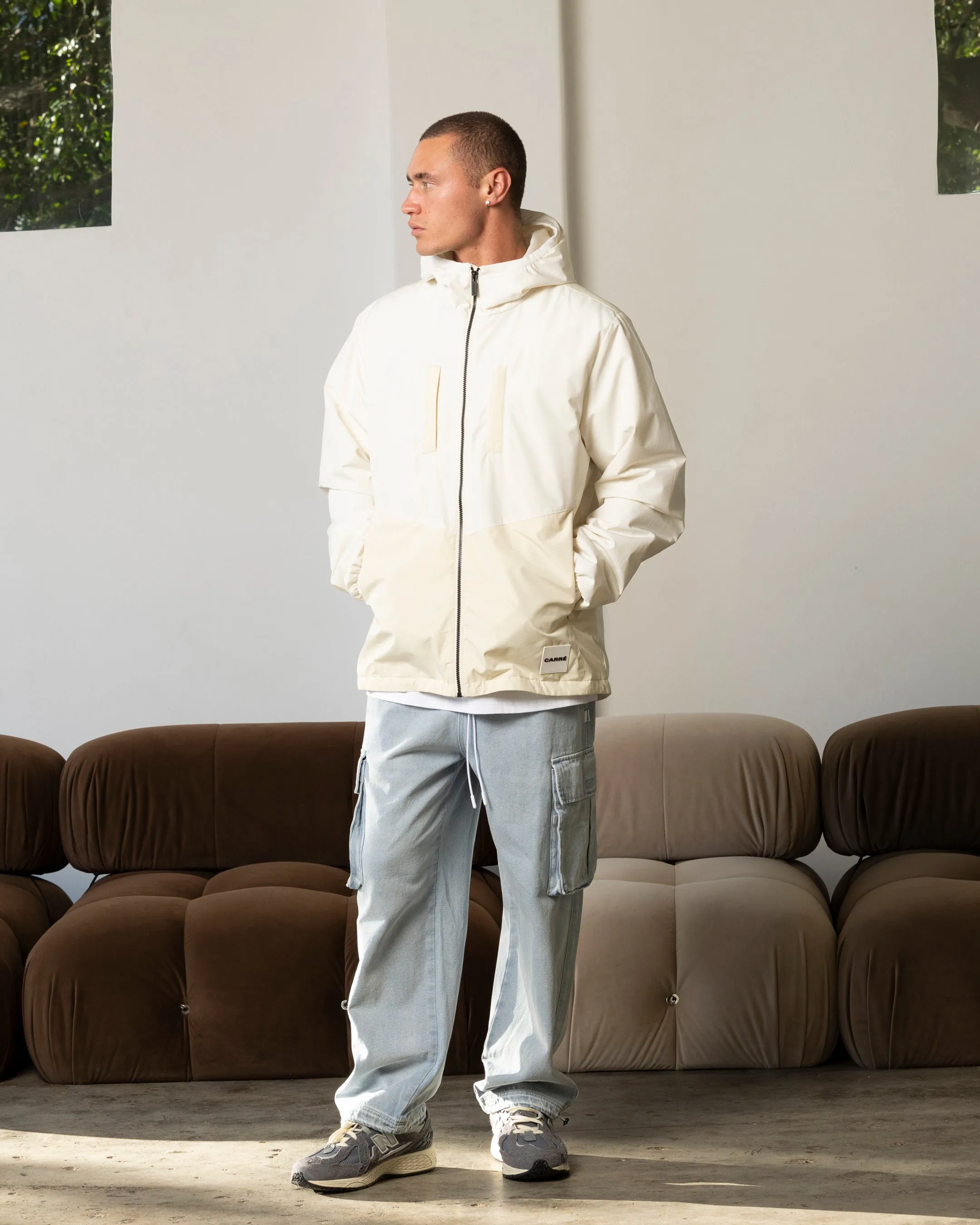 Carre Elevation Shell Jacket Stone/Off White