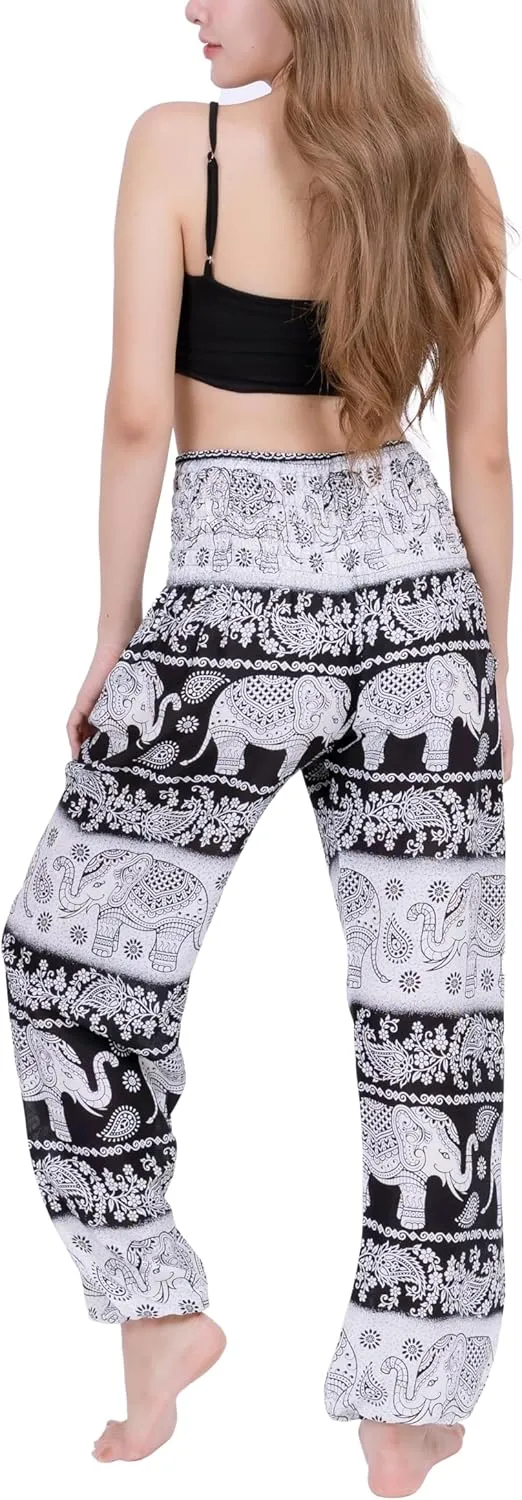 CHAINUPON Harem Pants Women Flowy Trouser Yoga Boho Hippie Clothes