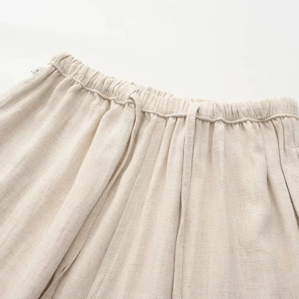 Columbus | Linen Slim Fit Trousers