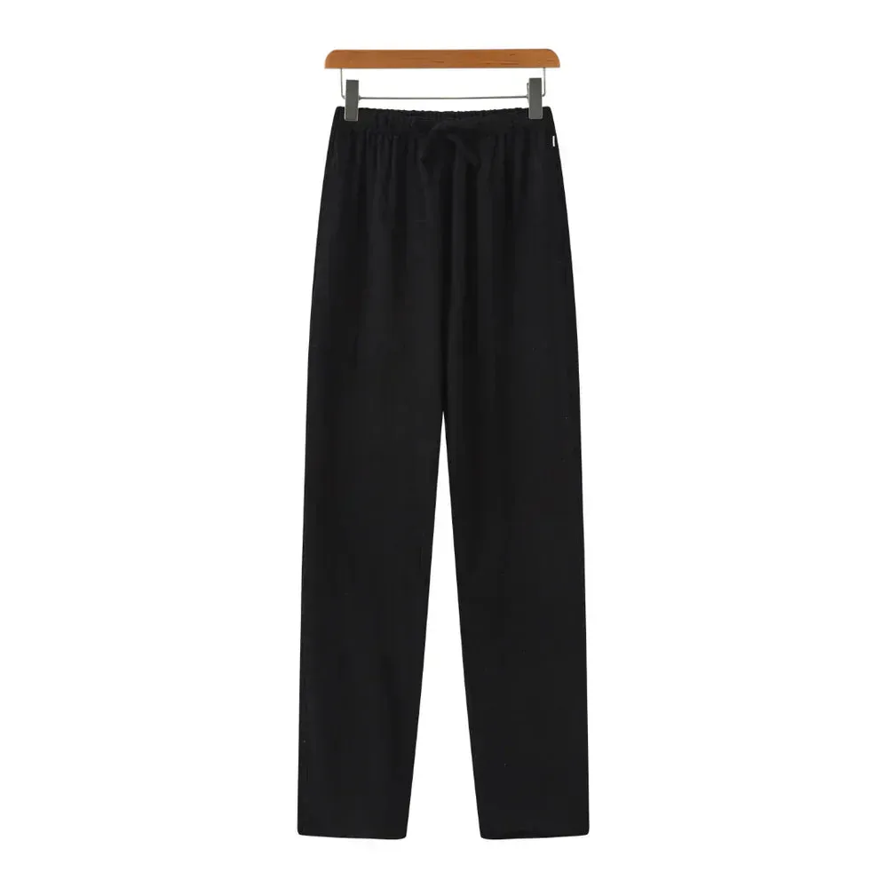 Columbus | Linen Slim Fit Trousers