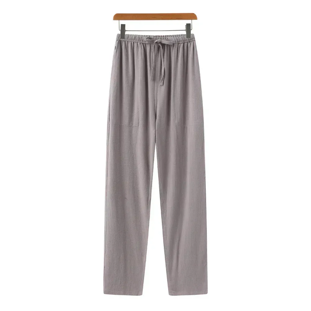 Columbus | Linen Slim Fit Trousers