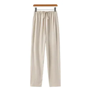 Columbus | Linen Slim Fit Trousers
