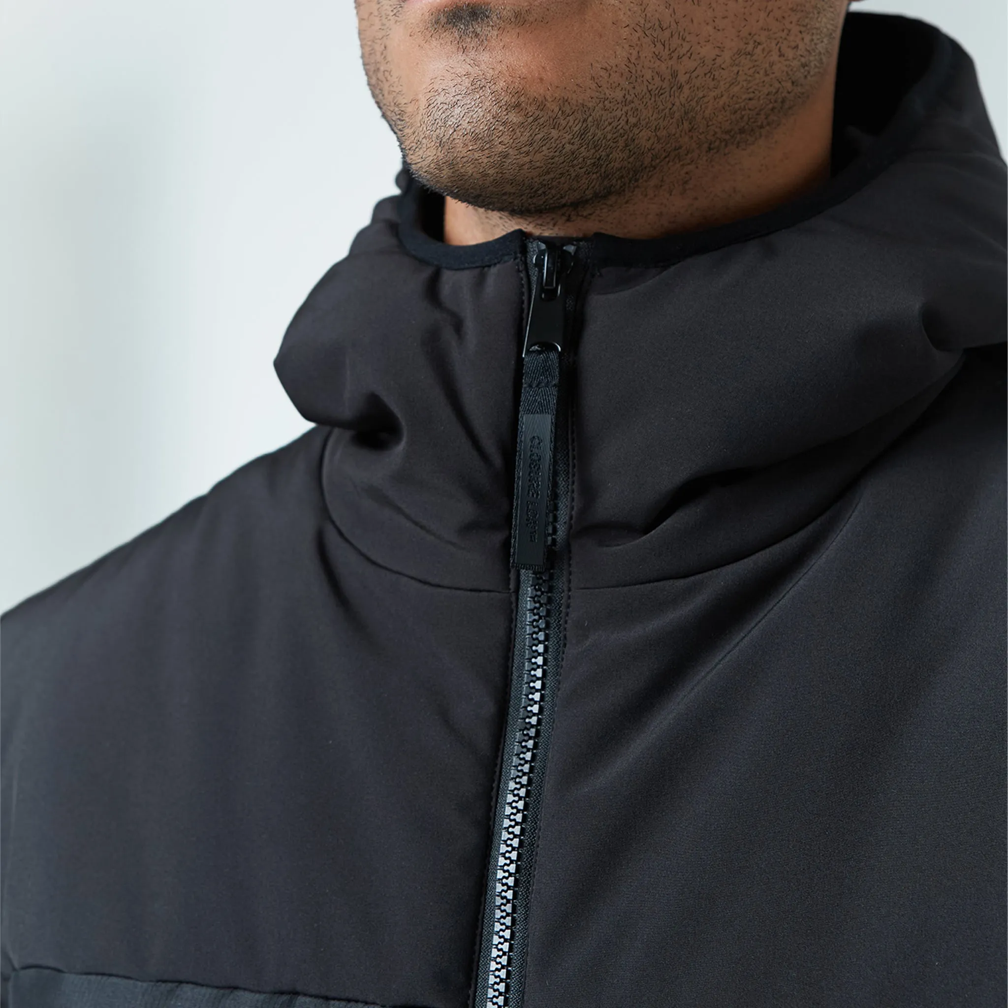 Contrast Soft Shell Jacket | Black