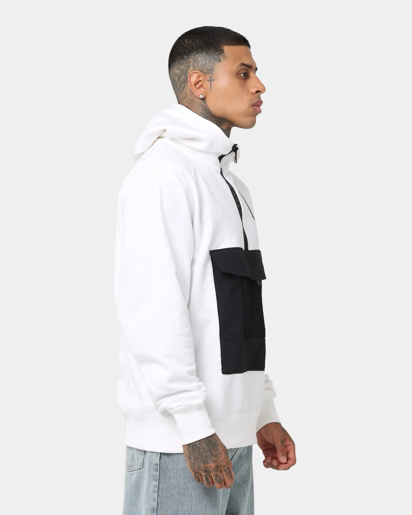 Jordan X Paris Saint- Germain Statement Fleece Pullover Hoodie White/Game Royal
