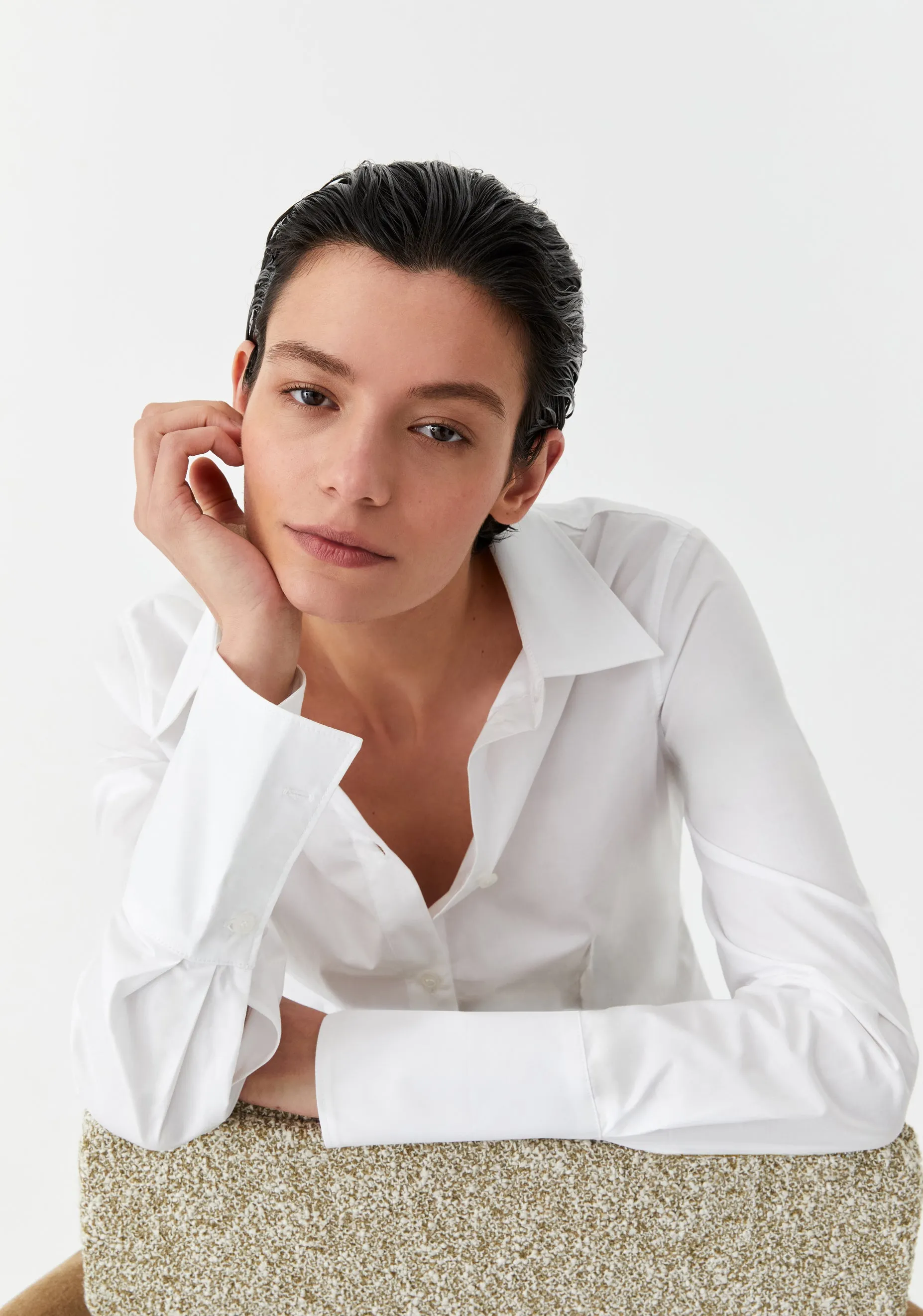 Kameiko Tailored Shirt_White