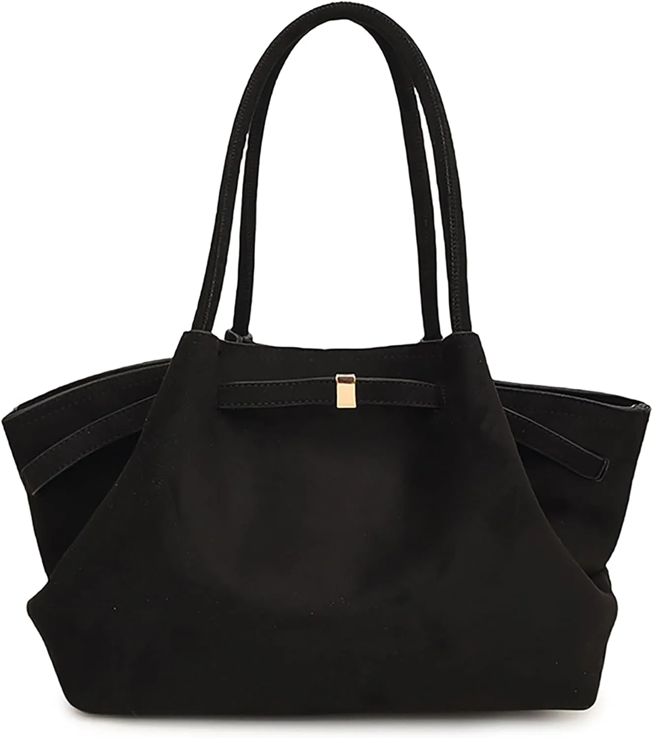 Makukke Suede Tote Bag for Women, Suede Bag Hobo Handbag Women Large Vintage Shoulder Bag Purse for Work Office Travel