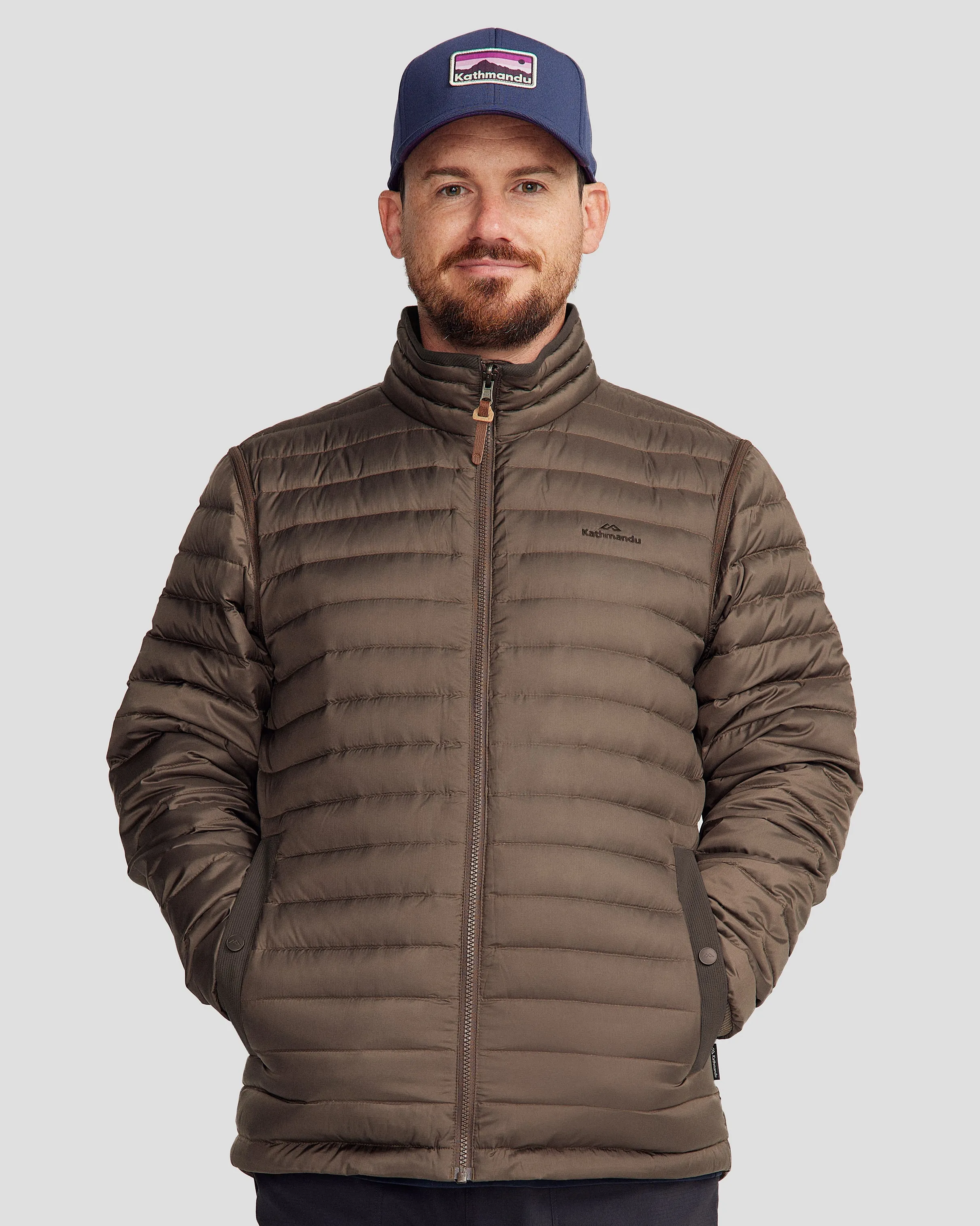 Men's Benmore 5-in-1  Jacket v2 - Cold Brew/Trail