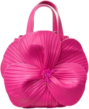 Mini Flower Evening Purse Floral Clutch Purses for Women PU Leather Evening Handbag with Chain Wedding Party Prom