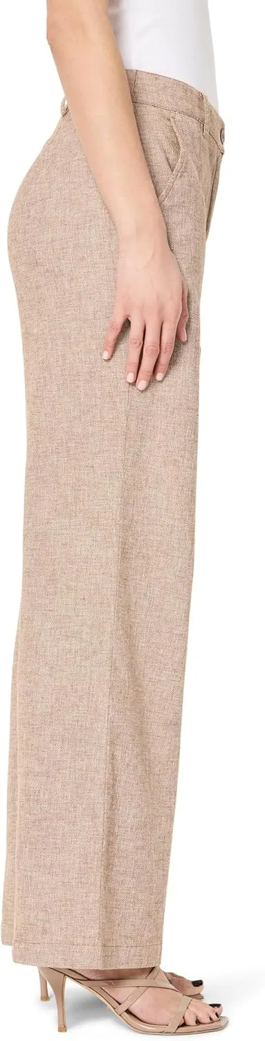 NIC ZOE Women's 31" Linen Cotton Eliot Wide-Leg Pants