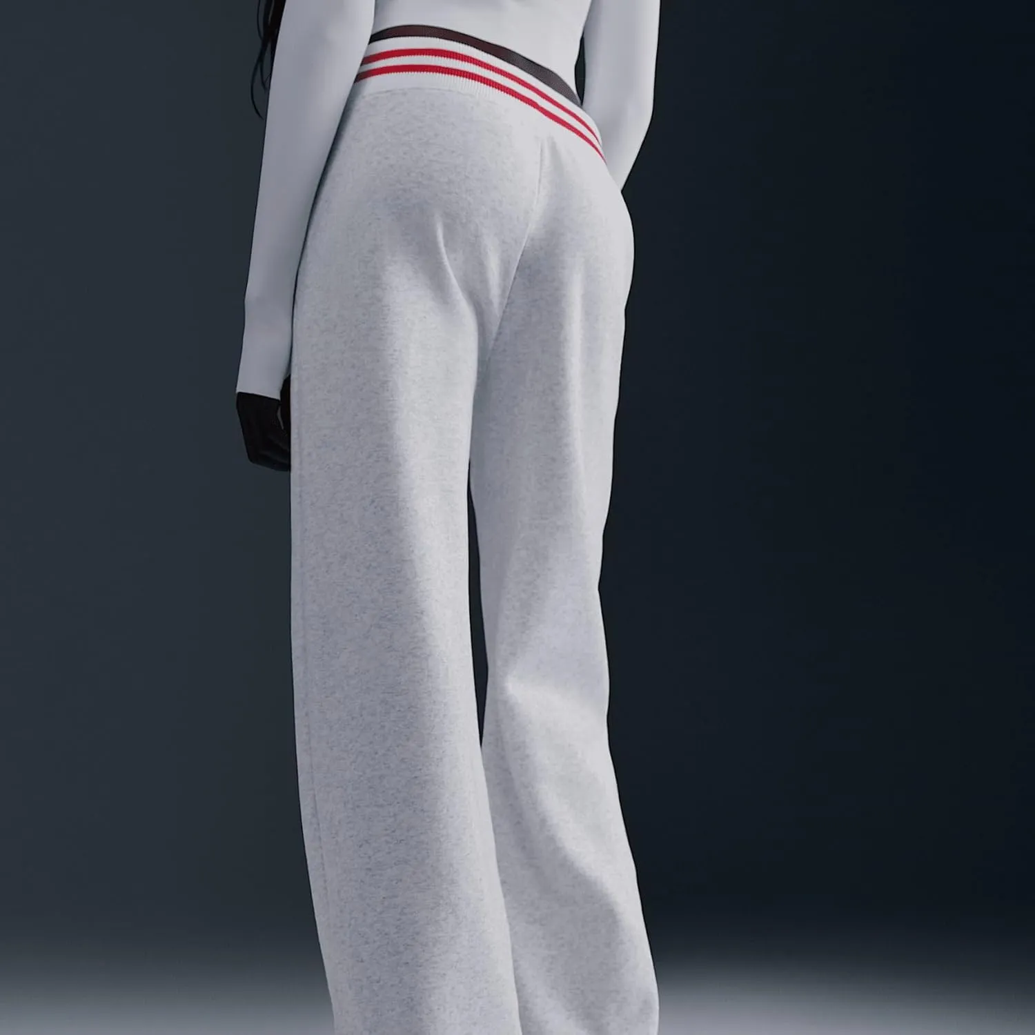 Nike Women's Sportswear Phoenix Fleece Graphic Wide Pants