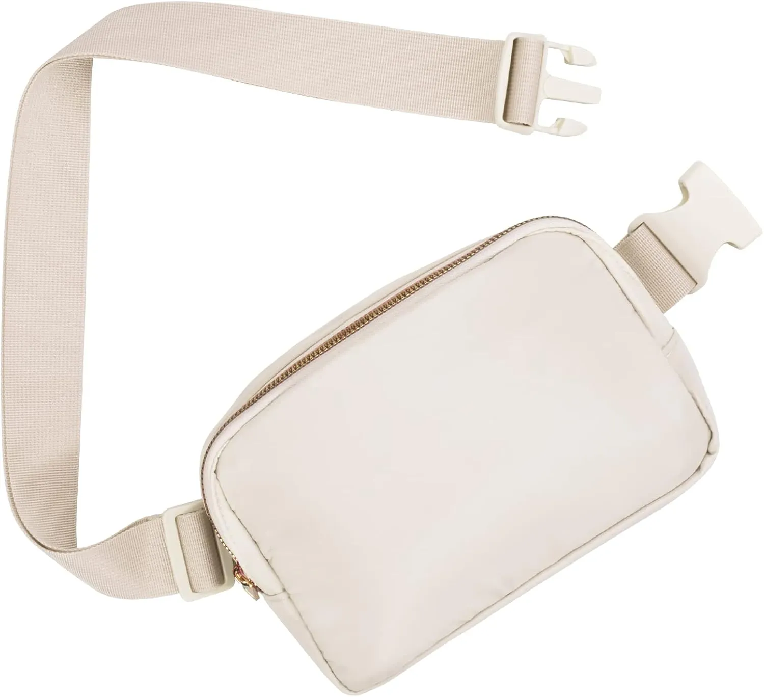 Peicees Fashionable Belt Bag Waterproof Fanny Pack Crossbody Bags for Women Small Waist Bag Pouch for Travel Workout Running