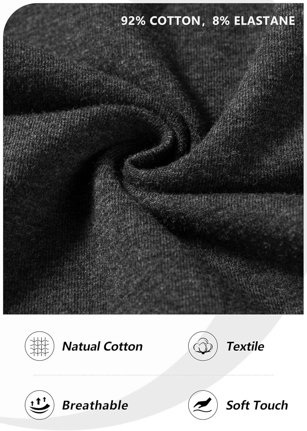 Pudolla Men's Cotton Sweatpants with Cargo Pockets Open Bottom Yoga Pants for Men Lounge Pants for Athletic Workout Casual