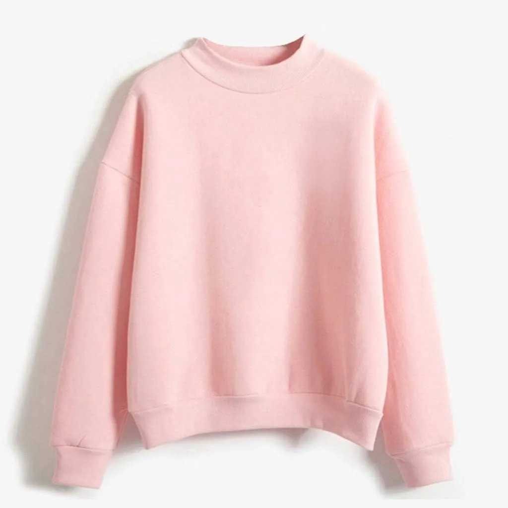 Women Long Sleeve Lightweight Sweatshirts Round Neck Plus Size Pullover Oversized Fashion Womens Hoodies