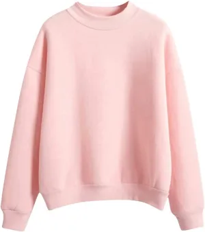 Women Long Sleeve Lightweight Sweatshirts Round Neck Plus Size Pullover Oversized Fashion Womens Hoodies