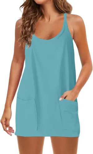 Women's Ditsy Floral Smocked Summer Sundress V-Neck Drawstring Spring Dresses 2025