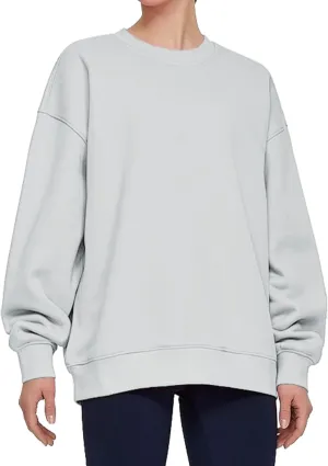 Womens Oversized Sweatshirts, Long Sleeve Crew Neck Hoodies Pullover Sweater, Loose Casual Fall Fashion Sweatshirt